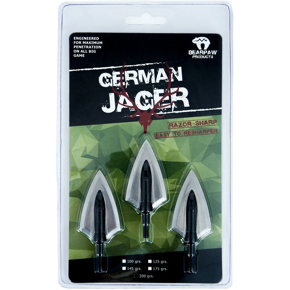 10336 Pack Of 3 Broadhead German Jager 3 10336 Pack Of 3 Broadhead German Jager