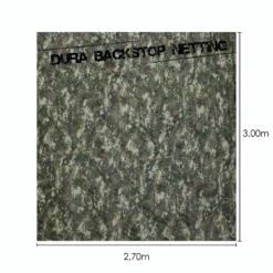 60053 Dura Backstop Netting Camo | 2,70m X 3,0m
