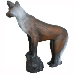 100217 Leitold Wolf On Stone -Bogenwelt Verkauf 3D 0016 Wolf auf Stein back 2