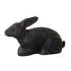 100344 Leitold Bedded Rabbit_black Edition 1 100344 Leitold Bedded Rabbit_black Edition -Bogenwelt Verkauf 3D 0136 Hase liegend black
