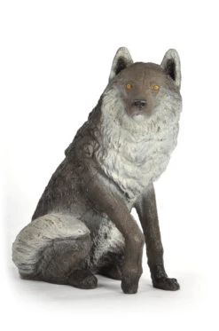 60198 FB Sitting Wolf